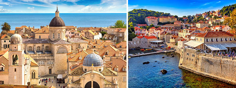 Dubrovnik bestr af bygninger fra bde barokken og renssancen, og har ogs gotiske bebyggelser